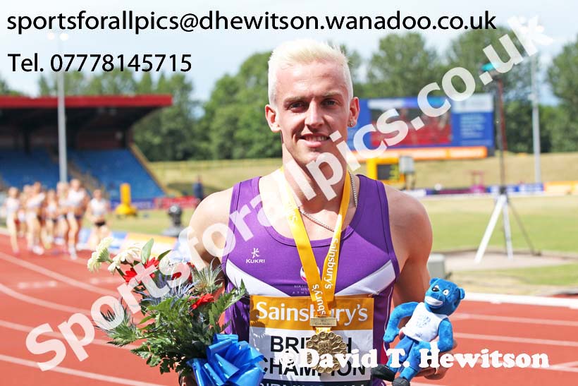 Mens 400 metres hurdles, Sainsbury's British Champs, Alexander Stadium, Birmingham. Photo: David T. Hewitson/Sprts for All Pics